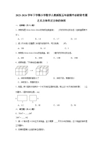 长方体和正方体的体积-2023-2024学年小学数学五年级下学期 期中必刷常考题  人教版（含解析）