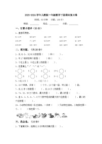 期末复习卷（试题）2023-2024学年一年级下册数学人教版