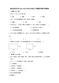 湖北省武汉市2023-2024学年五年级下学期数学高频易错期中预测卷（人教版）