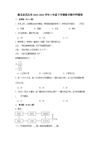 湖北省武汉市2023-2024学年三年级下学期数学高频易错期中培优卷（人教版）