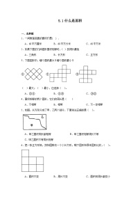 小学数学北师大版三年级下册什么是面积同步测试题