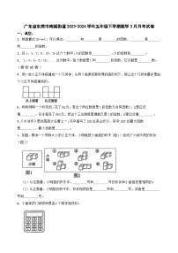 广东省东莞市南城街道2023-2024学年五年级下学期数学3月月考试卷