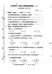 广东省茂名市高州市石子岭街道2023-2024学年六年级下学期期中数学试题