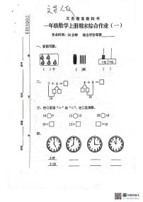 海南省文昌市2023-2024学年一年级上学期数学期末综合作业