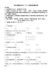 黑龙江省哈尔滨市呼兰区哈尔滨顺迈学校2023-2024学年六年级下学期月考数学试题（原卷版+解析版）