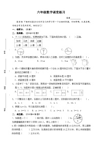 江苏省盐城市盐都区二小教育集团2023-2024学年六年级下学期期中数学试题