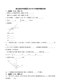 浙江省杭州市拱墅区2024年小升初数学模拟试卷