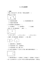 数学三年级下册什么是面积综合训练题