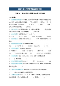 2024年小升初数学典型例题系列-专题01：数的认识·整数和小数专项训练--(原卷版+解析版)