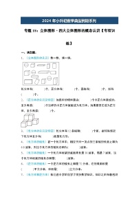 2024年小升初数学典型例题系列-专题18：立体图形·四大立体图形的概念认识专项训练--(原卷版+解析版)