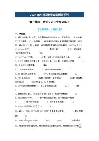 2024年小升初数学典型例题系列-第一模块  数的认识专项训练-(原卷版+解析版)