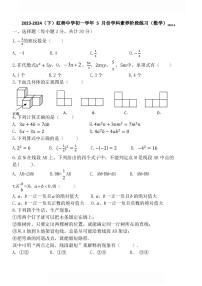 2024年哈尔滨虹桥中学六年级（下）期中数学试题及答案