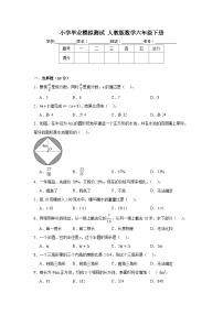 小学毕业模拟测试（试题）-2023-2024学年人教版数学六年级下册(02)