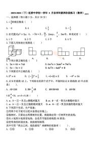 黑龙江省哈尔滨市虹桥初级中学2023-2024年下学期六年级期中数学试卷（五四制）