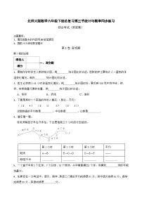 北师大版数学六年级下册总复习第三节统计与概率同步练习（附答案）