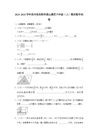 117，贵州省贵阳市观山湖区2023-2024学年六年级上学期期末数学试卷