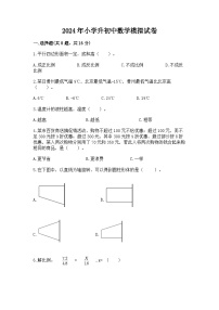 2024年小学升初中数学模拟试卷（含答案）