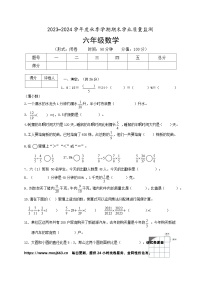 37，广西壮族自治区南宁市2023-2024学年六年级上学期期末考试数学试题