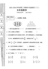 陕西省延安市洛川县多校2023-2024学年五年级下学期5月月考数学试卷