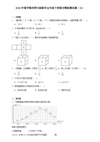 期末模拟测试题（试题）-2023-2024学年五年级下册数学西师大版