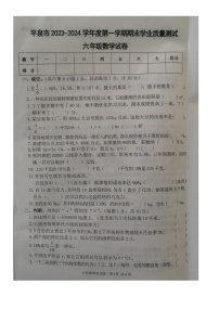 河北省承德市平泉市2023-2024学年六年级上学期期末数学试卷