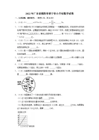广东省揭阳市普宁市2021-2022学年六年级下学期数学小升初试卷（含答案与解析）