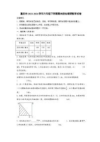 （期末押题卷）重庆市2023-2024学年六年级下学期期末综合调研数学试卷（人教版）