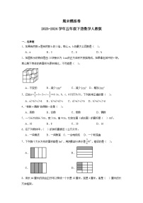 期末模拟卷（试题）2023-2024学年五年级下册数学人教版