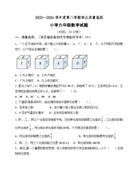 期末测试卷（试题）-2023-2024学年六年级下册数学青岛版