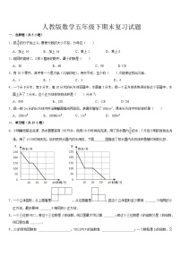 期末复习试题3（试题）-2023-2024学年五年级下册数学人教版