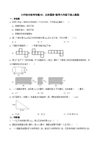 小升初分班考专题05：立体图形-数学六年级下册人教版