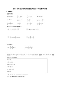 2024年河南省郑州航空港经实验区小升初数学试卷