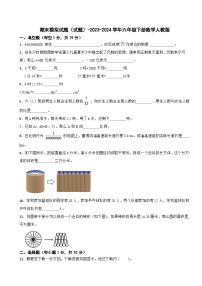 期末模拟试题（试题）-2023-2024学年六年级下册数学人教版(11)