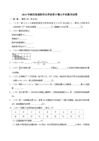 2023年陕西省咸阳市永寿县常宁镇小升初数学试卷