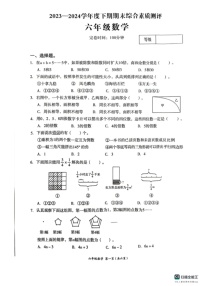 [数学]四川省成都市高新技术产业开发区2023～2024数学年六年级下学期期末数学试题(无答案)