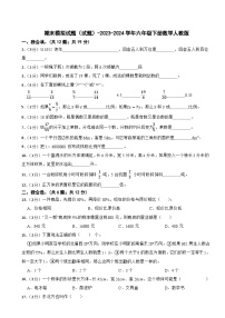 期末模拟试题（试题）-2023-2024学年六年级下册数学人教版(8)