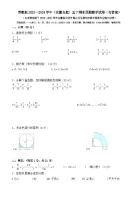 安徽省合肥市2023-2024学年五年级下学期期末预测数学试卷