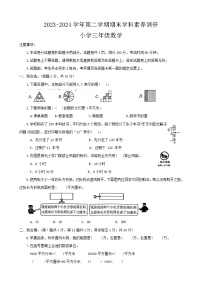 河南省洛阳市洛龙区2023-2024学年三年级下学期期末数学试题