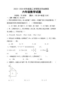 +期末试题（试题）-2023-2024学年六年级下册数学青岛版