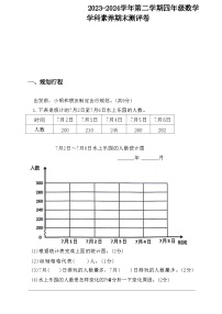 山东省青岛市城阳区2023-2024学年四年级下学期期末数学试卷