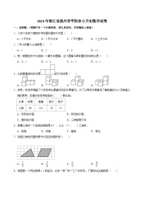 2024年浙江省温州市平阳县小升初数学试卷