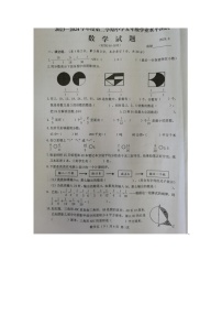 江苏省淮安市金湖县2023-2024学年五年级下学期期末学业水平测试数学试题（无答案）