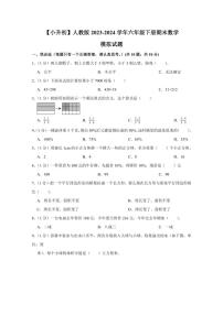 【小升初】人教版2023-2024学年六年级下册期末数学模拟试题（含答案）