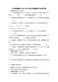 小升初模拟卷（试题）2023-2024学年六年级下册数学人教版