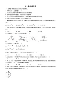 山东省淄博市桓台县2023-2024学年六年级下学期期末数学试题