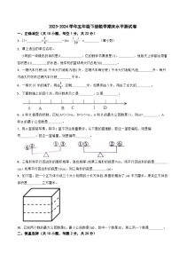 2023-2024学年五年级下册数学期末水平测试卷（人教版）