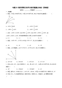 沪教版六年级下册数学专题训练专题03数形思想之角平分线问题重点专练(原卷版+解析)