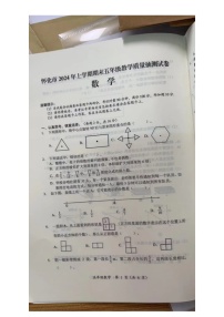 湖南省怀化市鹤城区2023-2024学年五年级下学期期末数学试卷