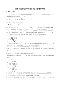 2024年山东省济宁市曲阜市小升初数学试卷附答案解析