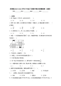 苏教版2023-2024学年六年级下册数学期末质量检测（试题）